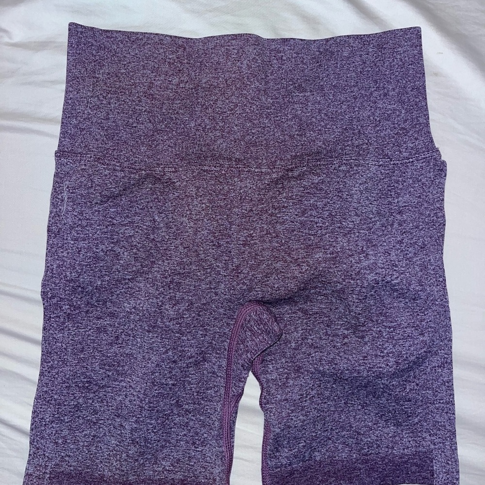 Purple High-Waisted Leggings